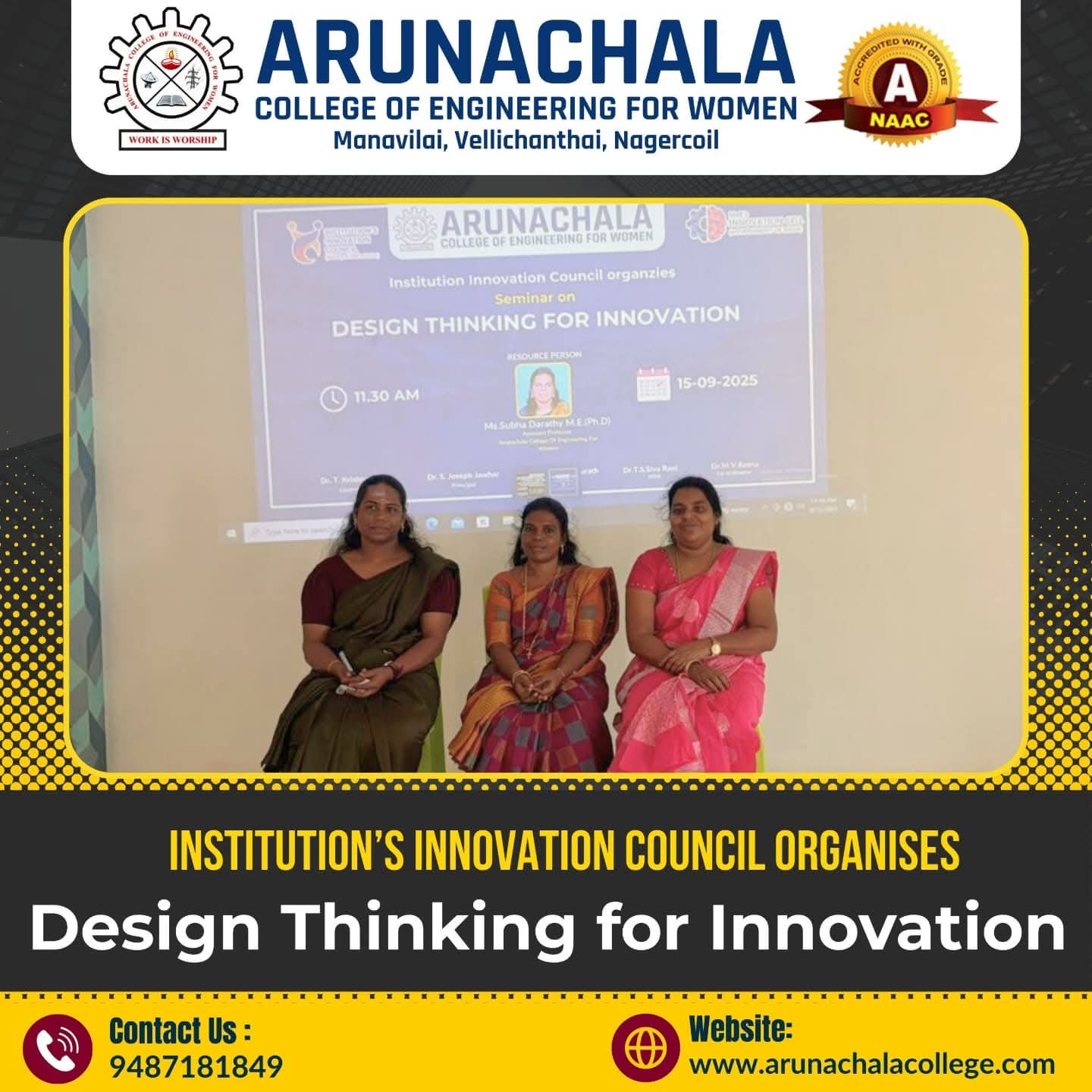 IIC ORGANISES DESIGN THINKING FOR INNOVATION